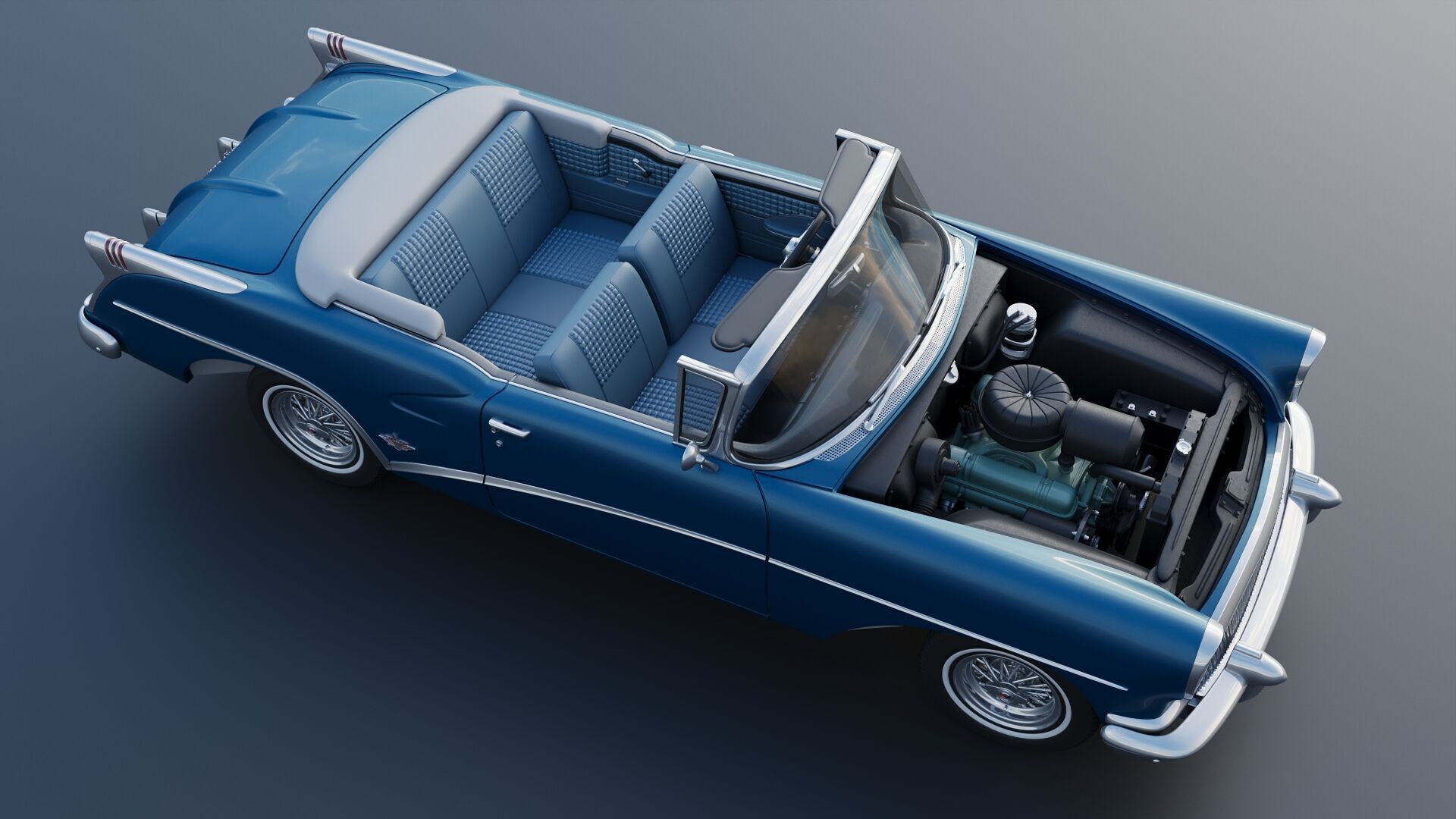 Buick Skylark 1954 3D print model_19