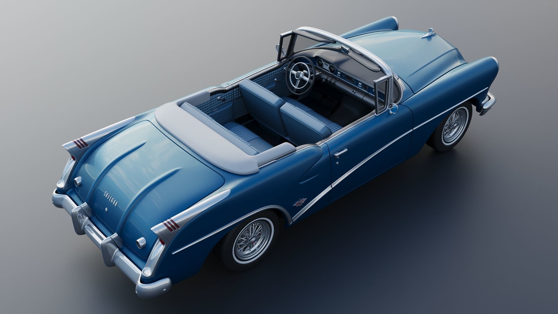 Buick Skylark 1954 3D print model_11