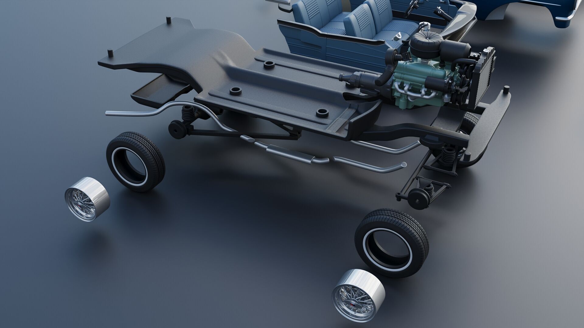 Buick Skylark 1954 3D print model_33