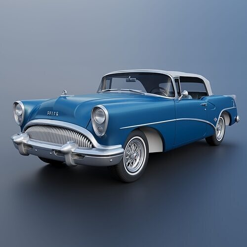 Buick Skylark 1954 3D print model