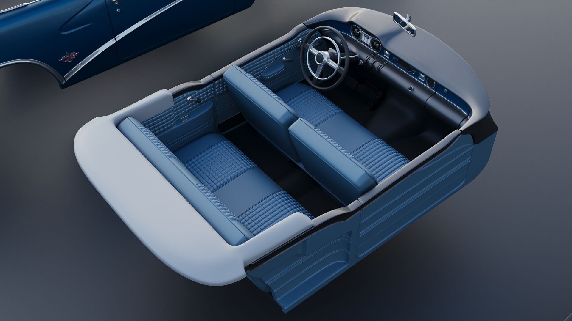 Buick Skylark 1954 3D print model_28