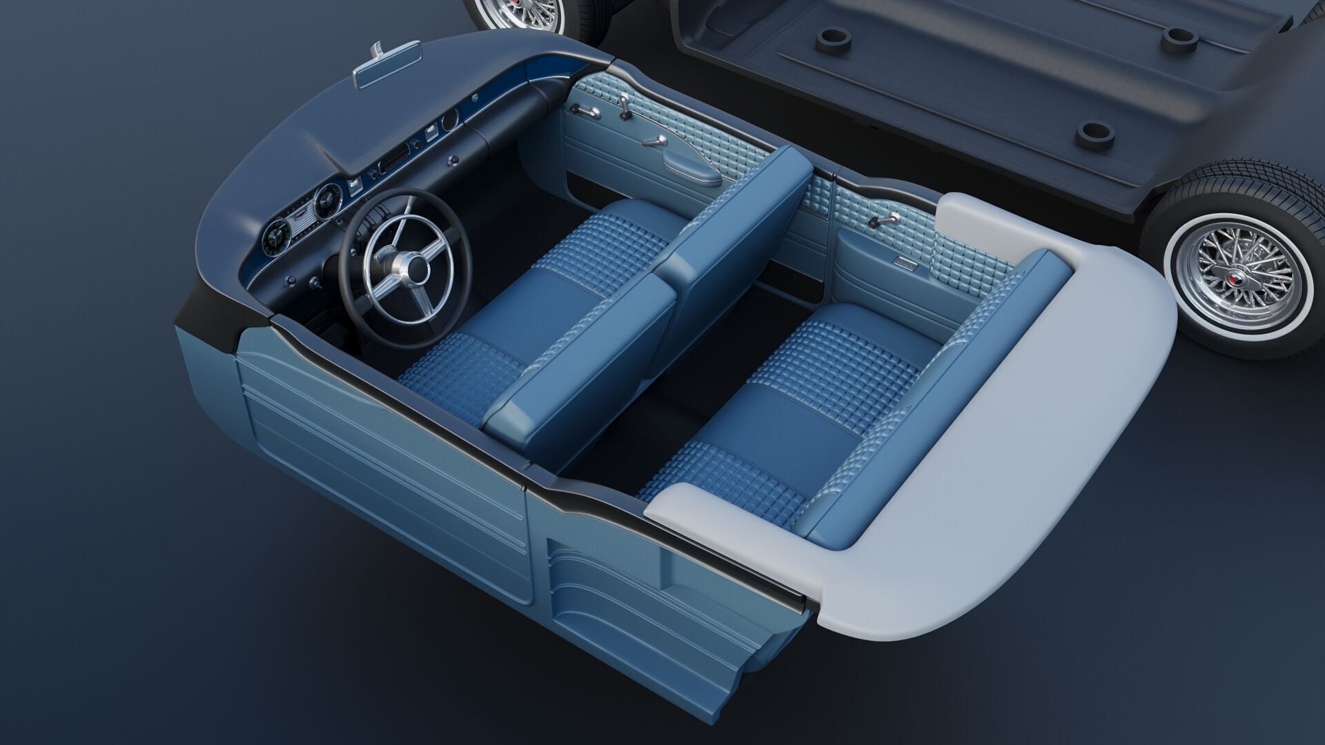 Buick Skylark 1954 3D print model_29