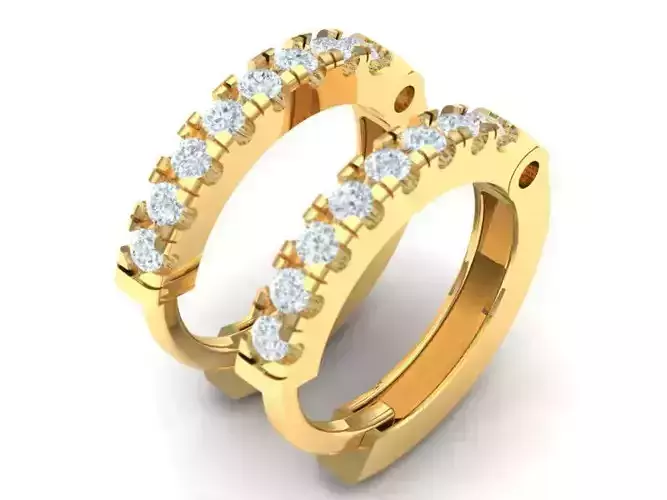 Bali Earrings 3dm file