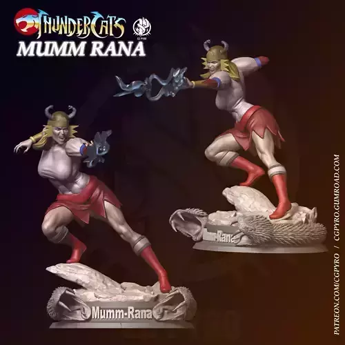 Mumm Rana Thundercats STL files 3D printing collectibles 3D print model