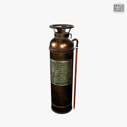Fire Extinguisher Low-poly 3D model