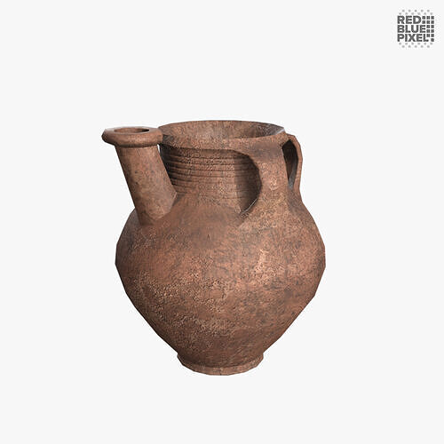 Amphora Low-poly 3D model