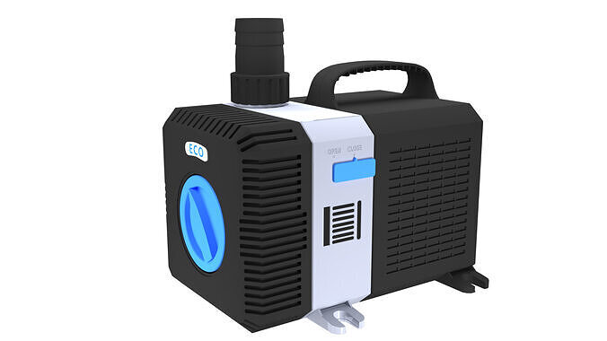 AquaOne CTP Aquarium Pond Pump 3D Model 3D model