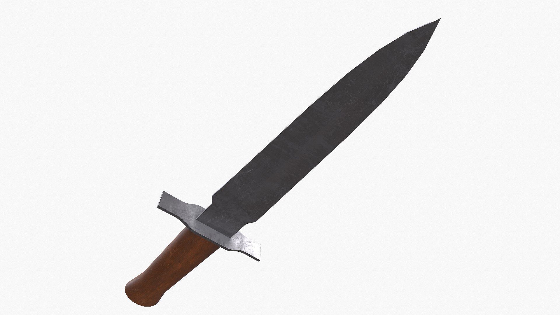 WW1 M1916 Avenger French Fighting Knife Low-poly PBR Low-poly 3D model_13