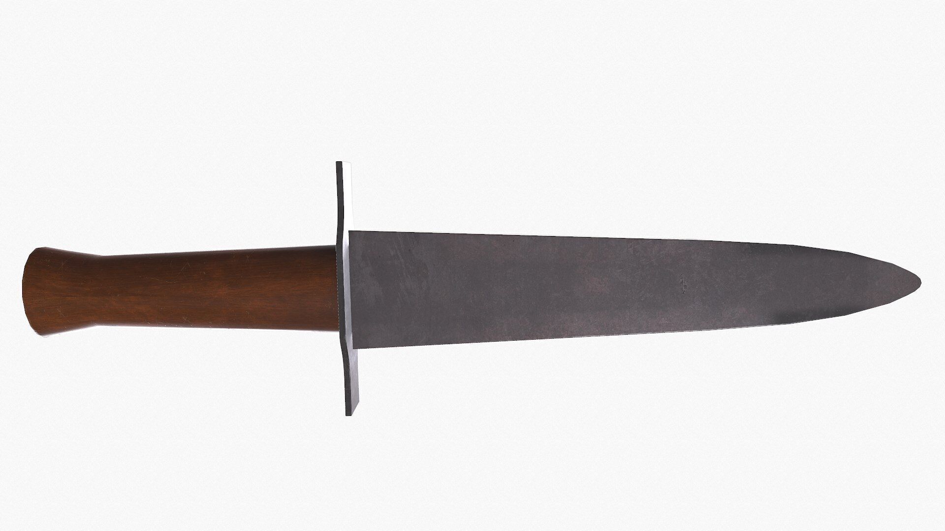 WW1 M1916 Avenger French Fighting Knife Low-poly PBR Low-poly 3D model_11