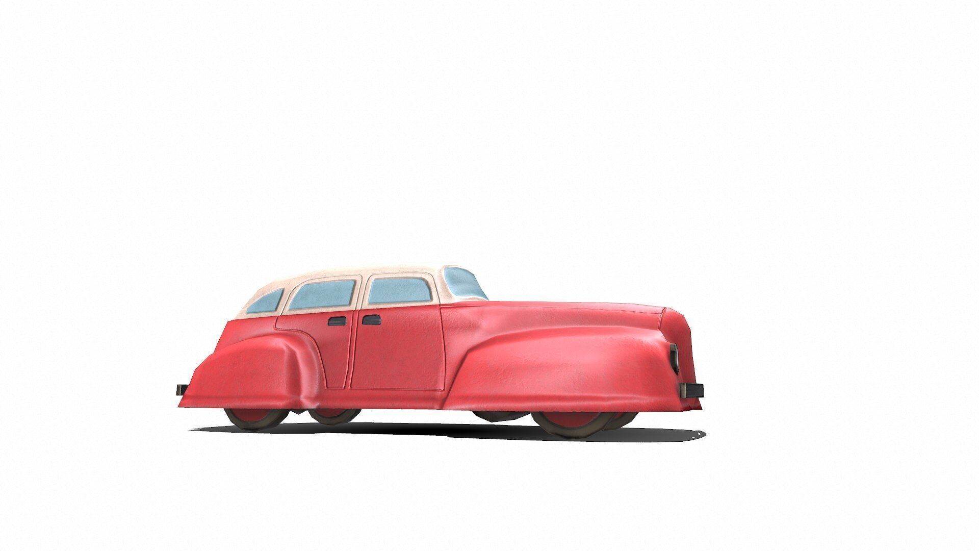 Toy Car Low-poly PBR Free low-poly 3D model_6