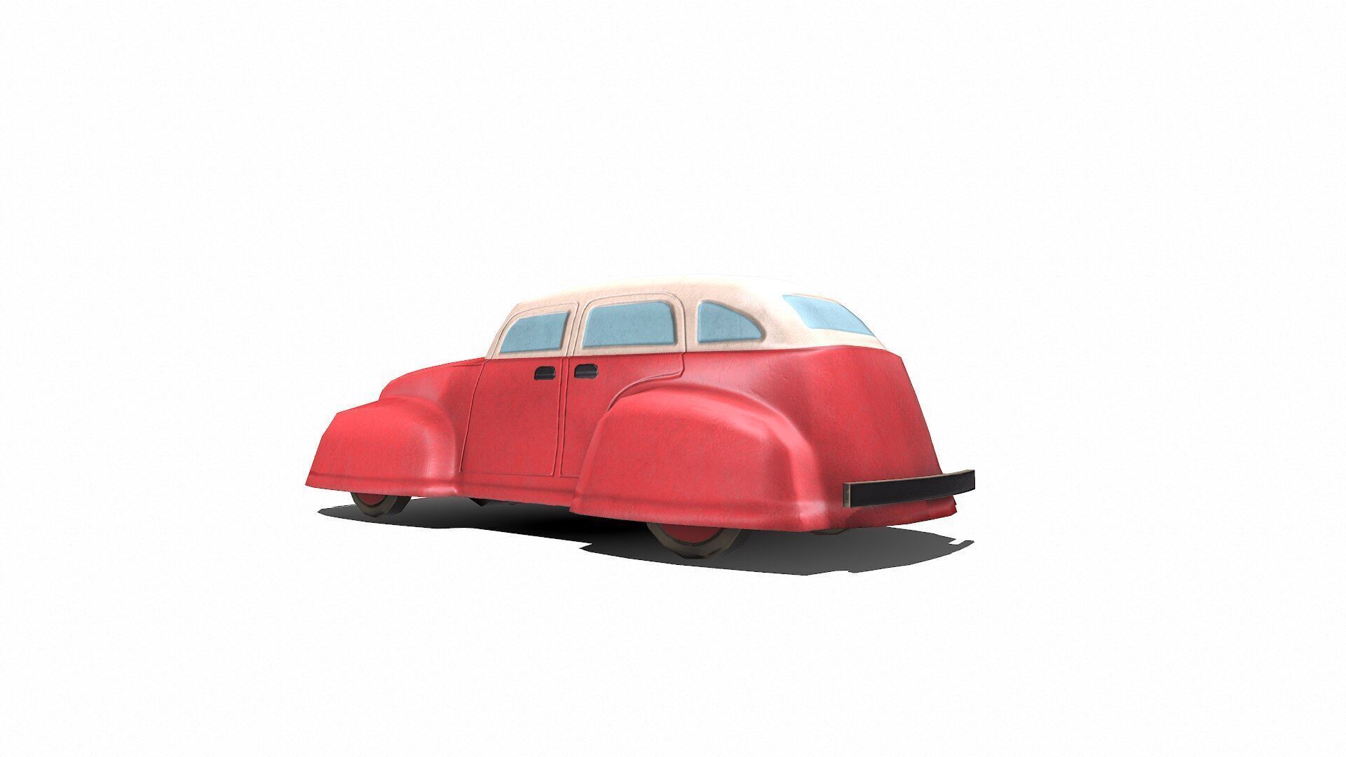 Toy Car Low-poly PBR Free low-poly 3D model_2