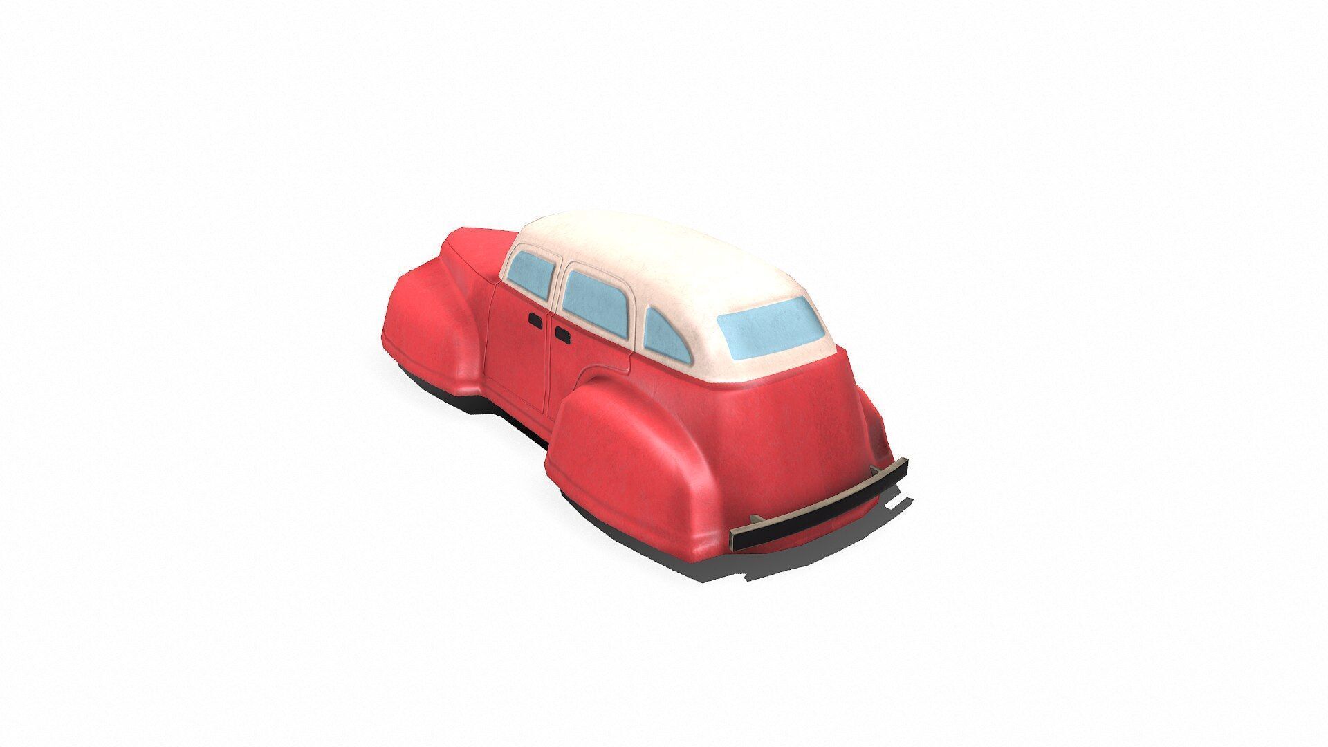 Toy Car Low-poly PBR Free low-poly 3D model_3