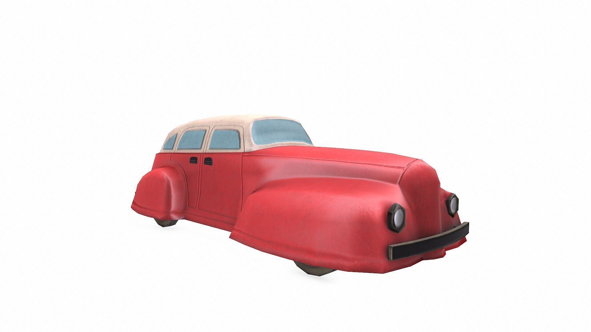 Toy Car Low-poly PBR Free low-poly 3D model_8