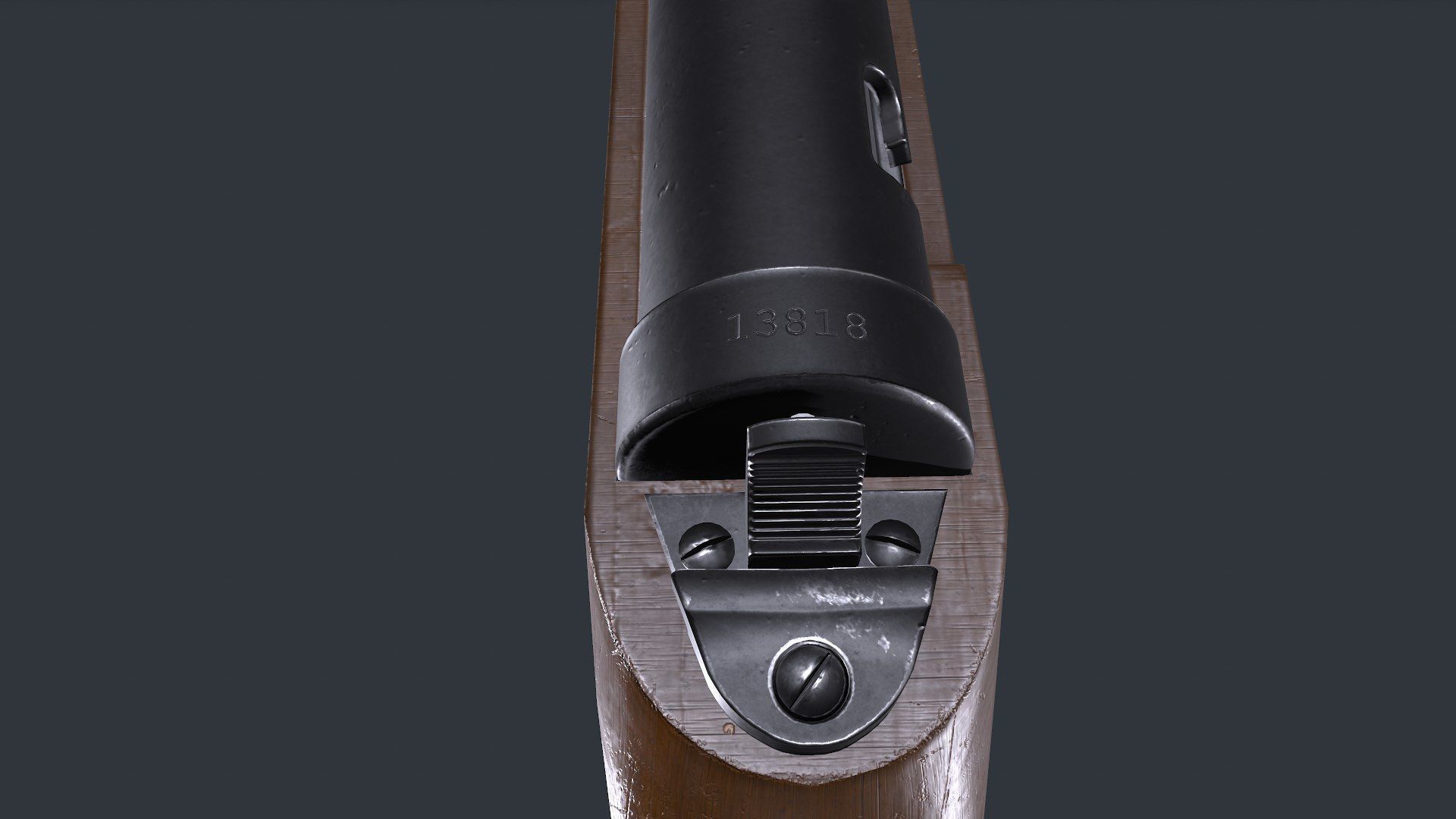 MP 28 Submachine Gun Low-poly PBR Low-poly 3D model_11