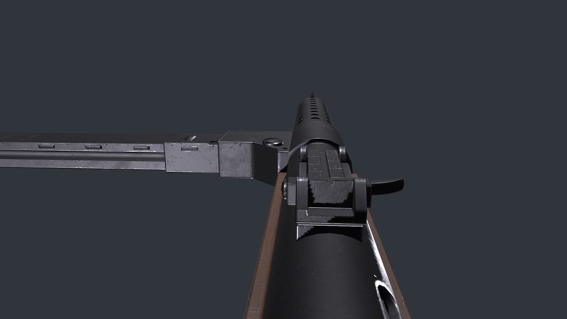 MP 28 Submachine Gun Low-poly PBR Low-poly 3D model_18