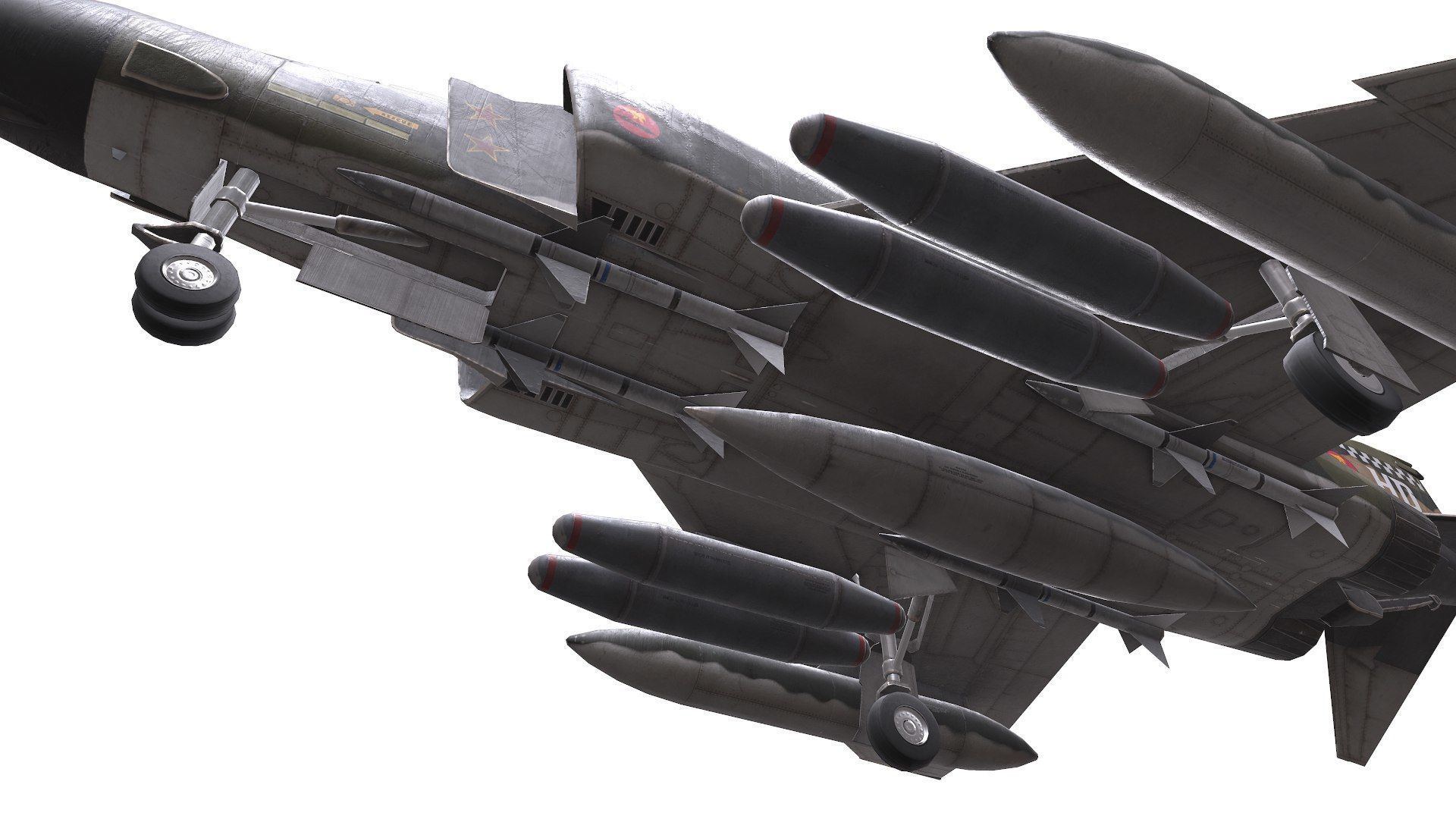 McDonnell Douglas F-4 Phantom II Low-poly PBR Low-poly 3D model_24