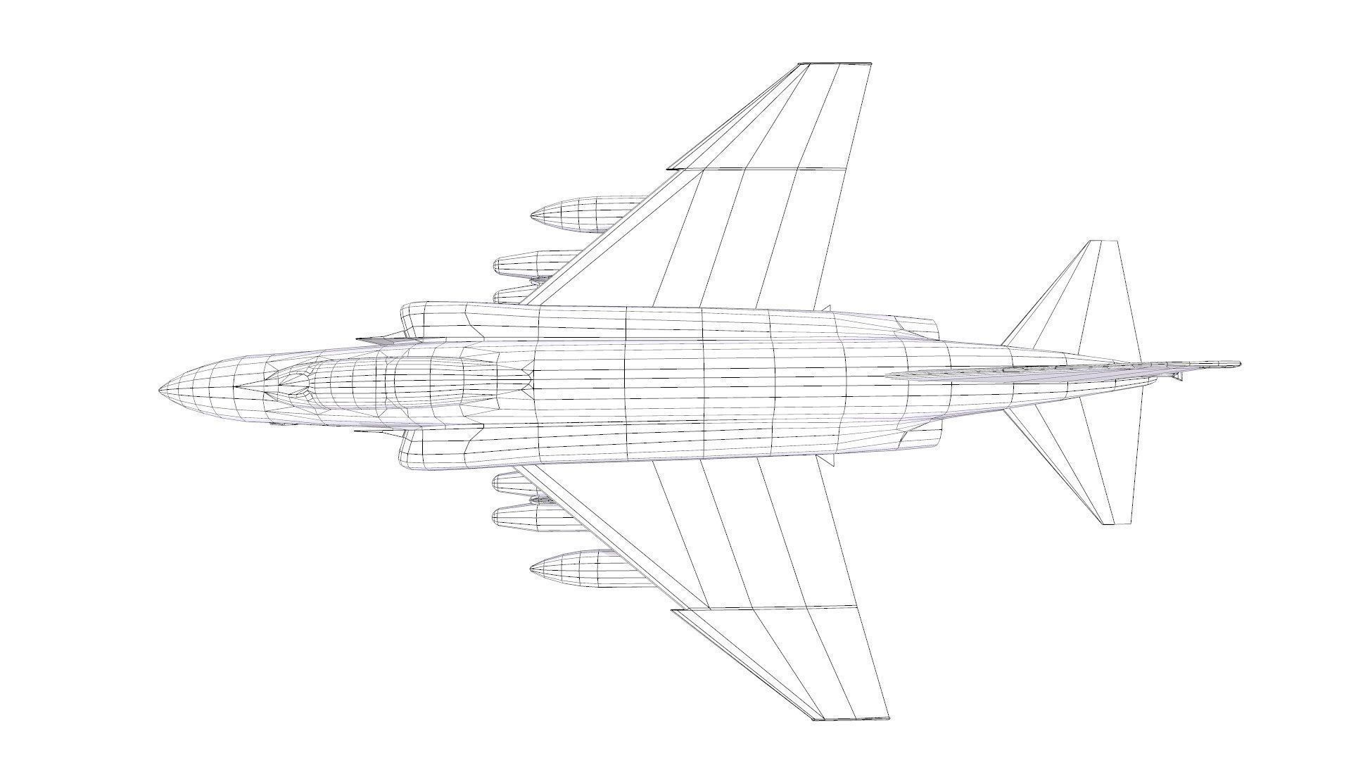 McDonnell Douglas F-4 Phantom II Low-poly PBR Low-poly 3D model_32