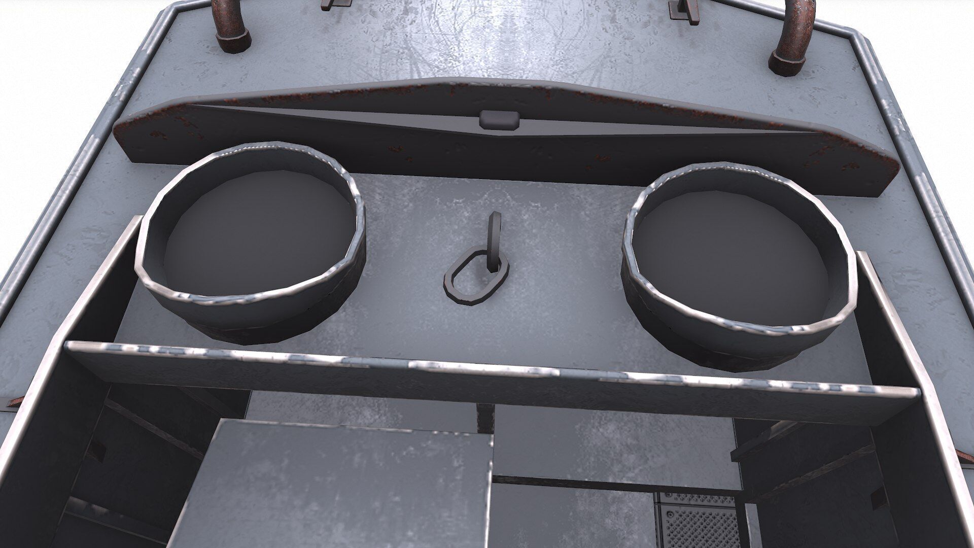 Landing Craft Mechanized LCM Low-poly PBR Low-poly 3D model_21