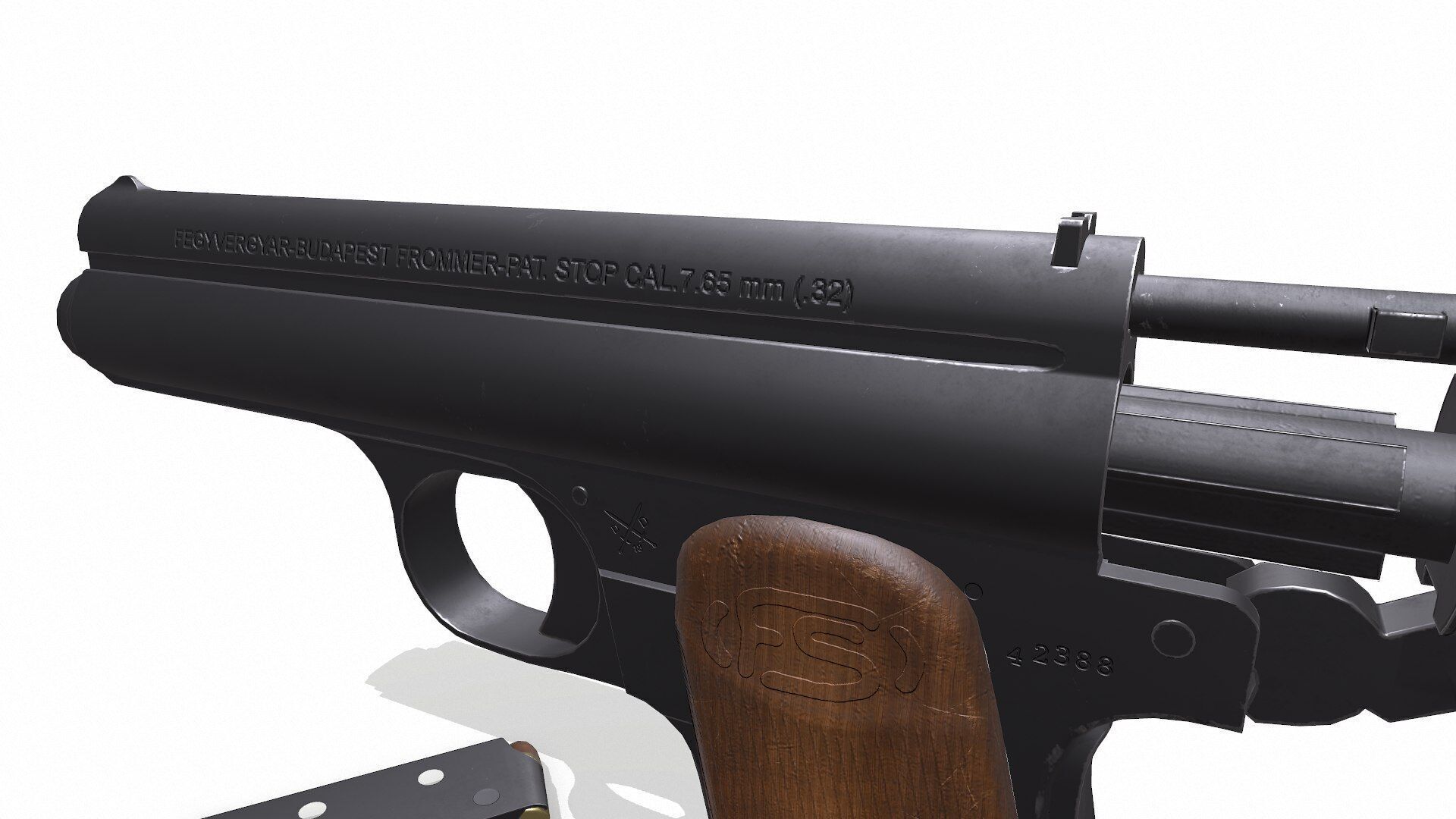 Frommer Stop 1912 Low-poly PBR Low-poly 3D model_8