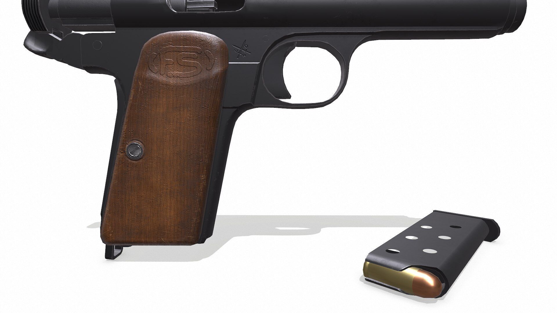 Frommer Stop 1912 Low-poly PBR Low-poly 3D model_10