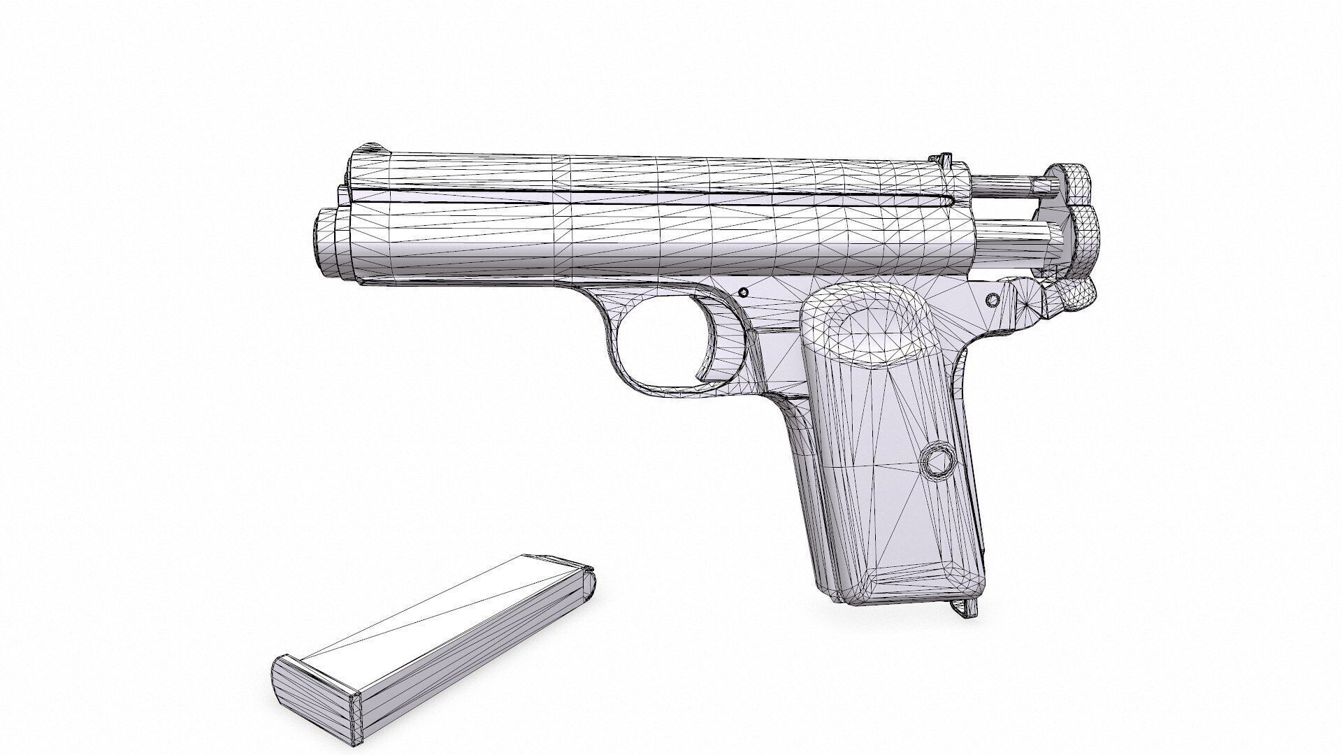 Frommer Stop 1912 Low-poly PBR Low-poly 3D model_17