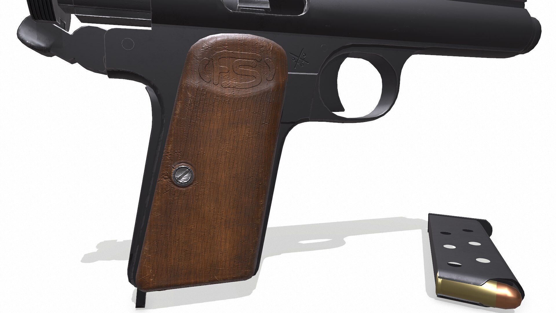 Frommer Stop 1912 Low-poly PBR Low-poly 3D model_6