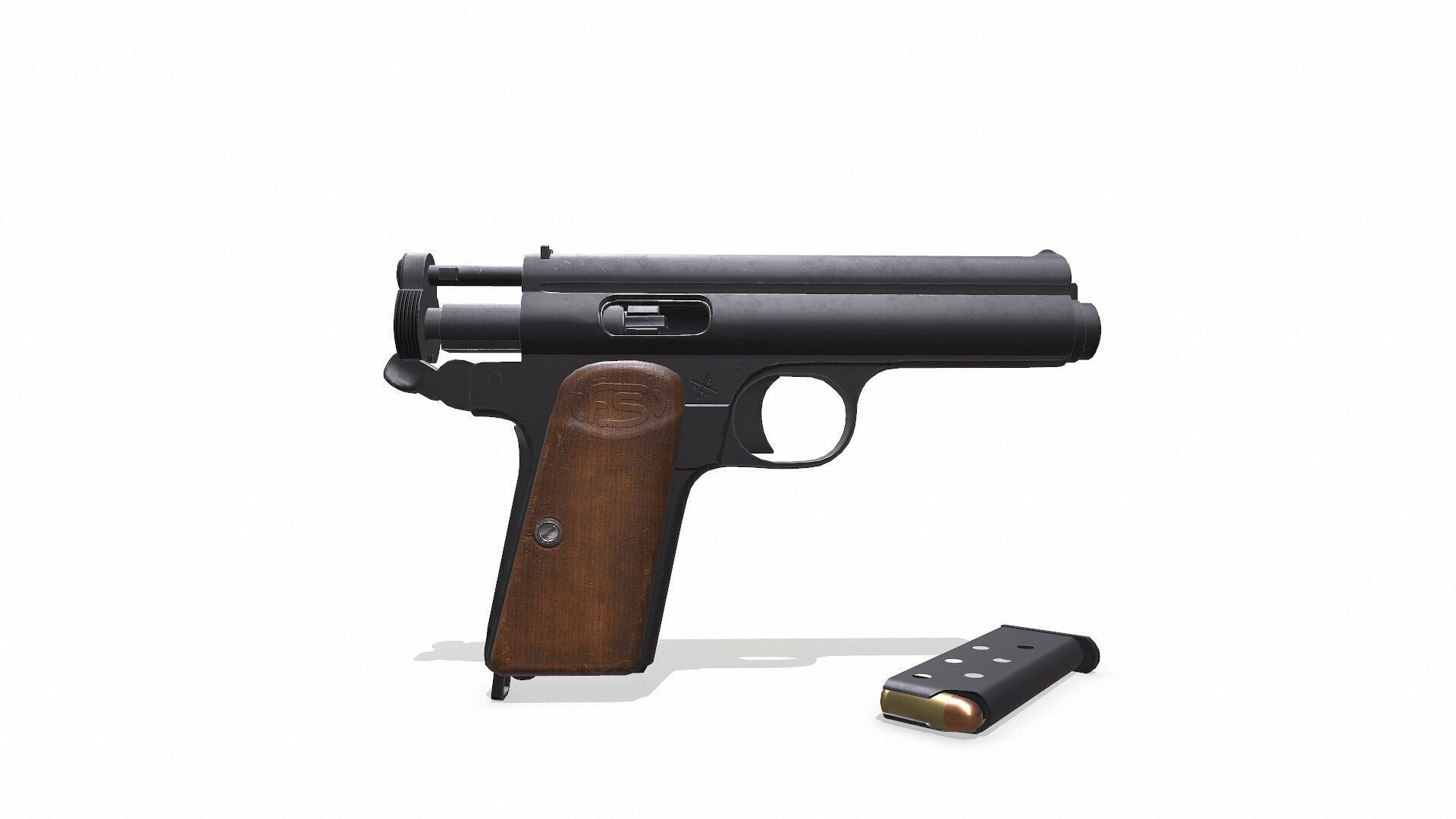 Frommer Stop 1912 Low-poly PBR Low-poly 3D model_3