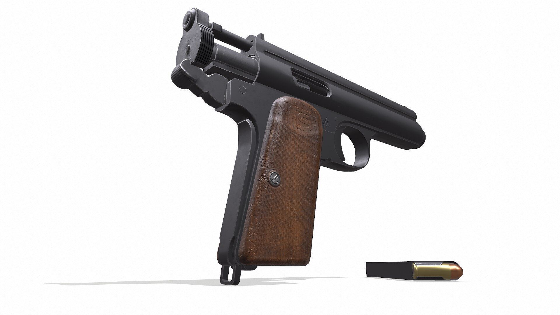 Frommer Stop 1912 Low-poly PBR Low-poly 3D model_16