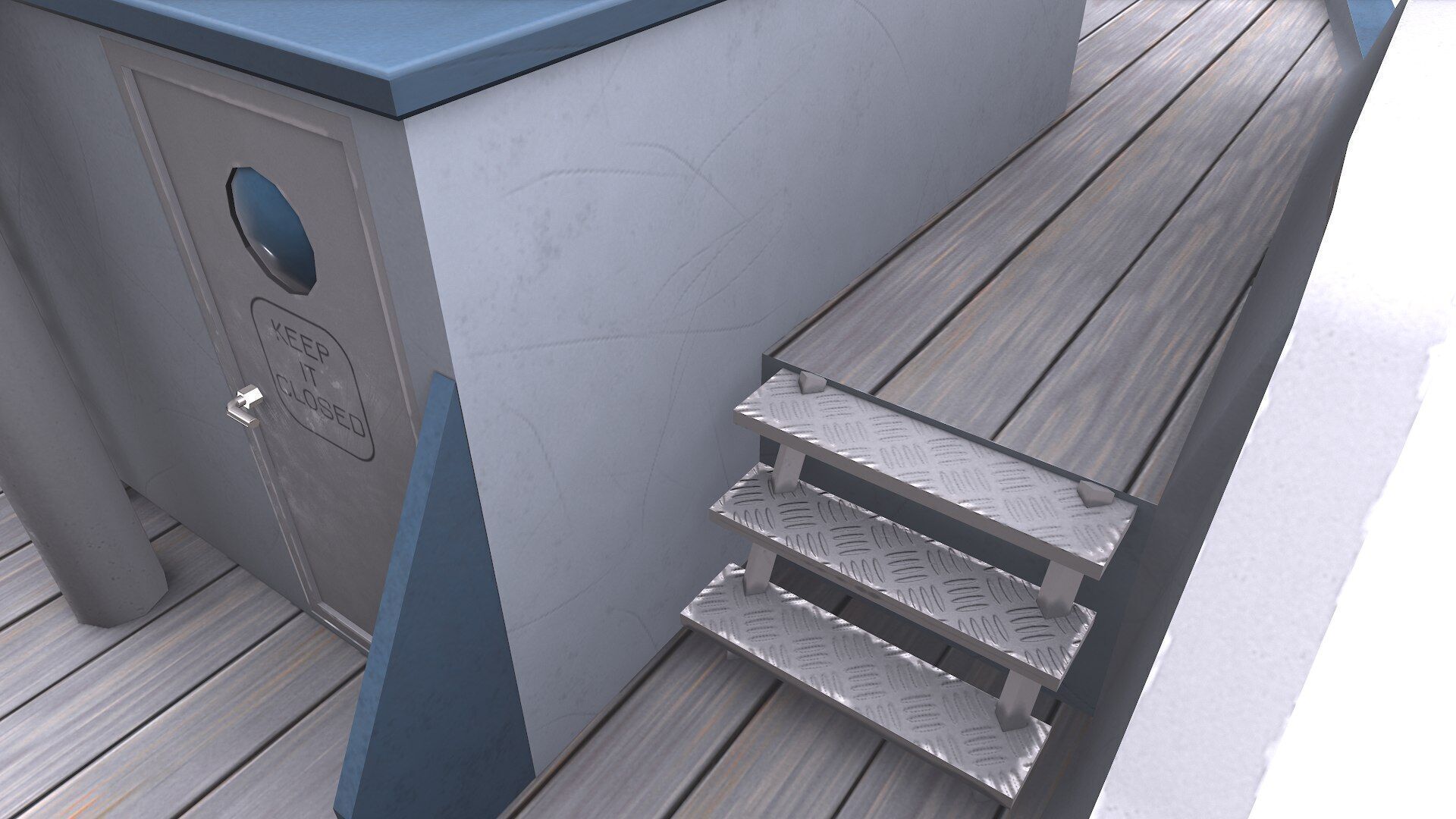 Fishing Boat Low-poly PBR Low-poly 3D model_19