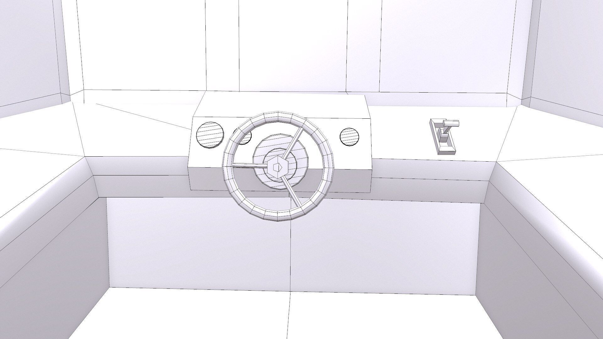 Fishing Boat Low-poly PBR Low-poly 3D model_31