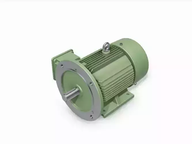 100L B35 Left IEC electric motor - 3D CAD model