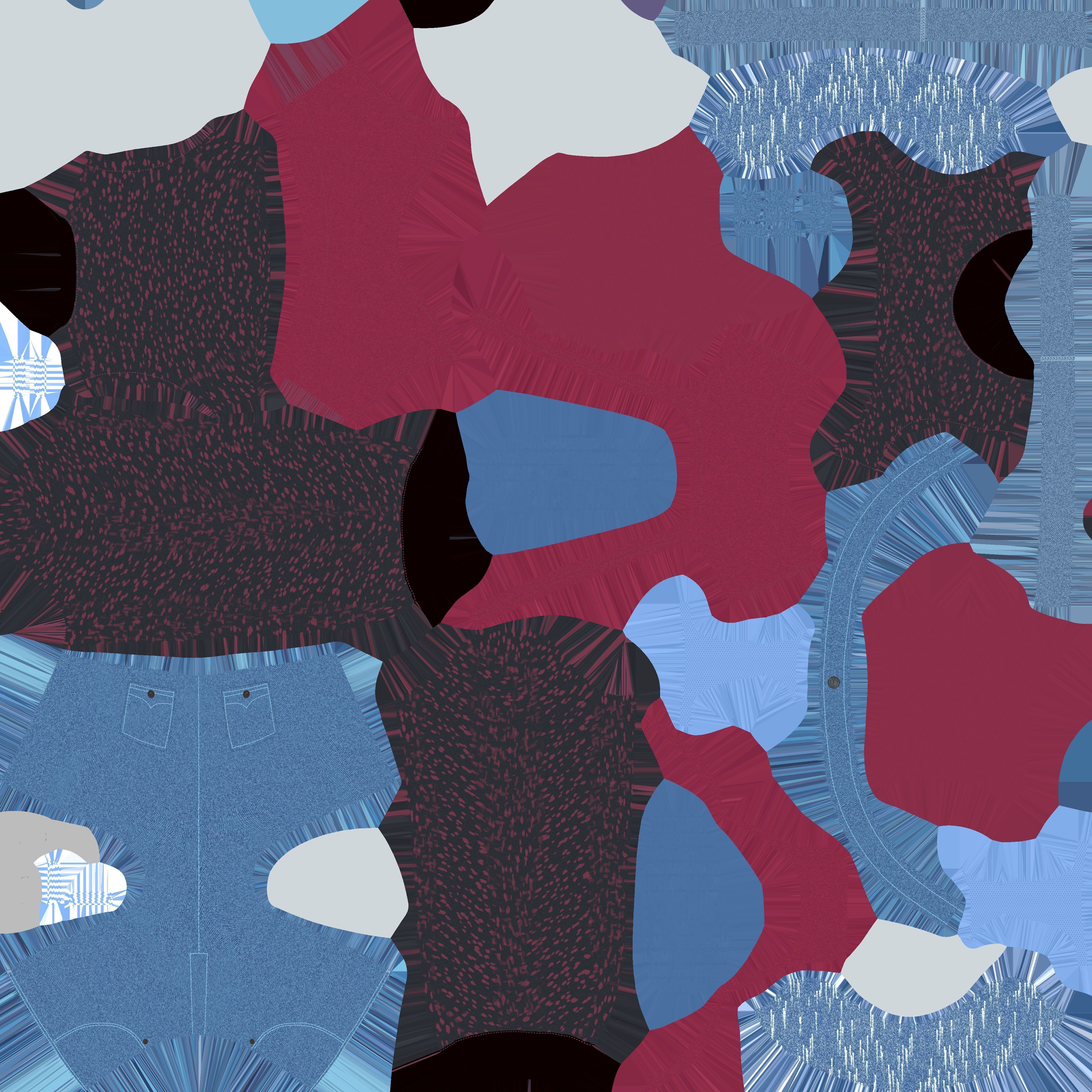 cartoon Stylized character Emma  3D model_40