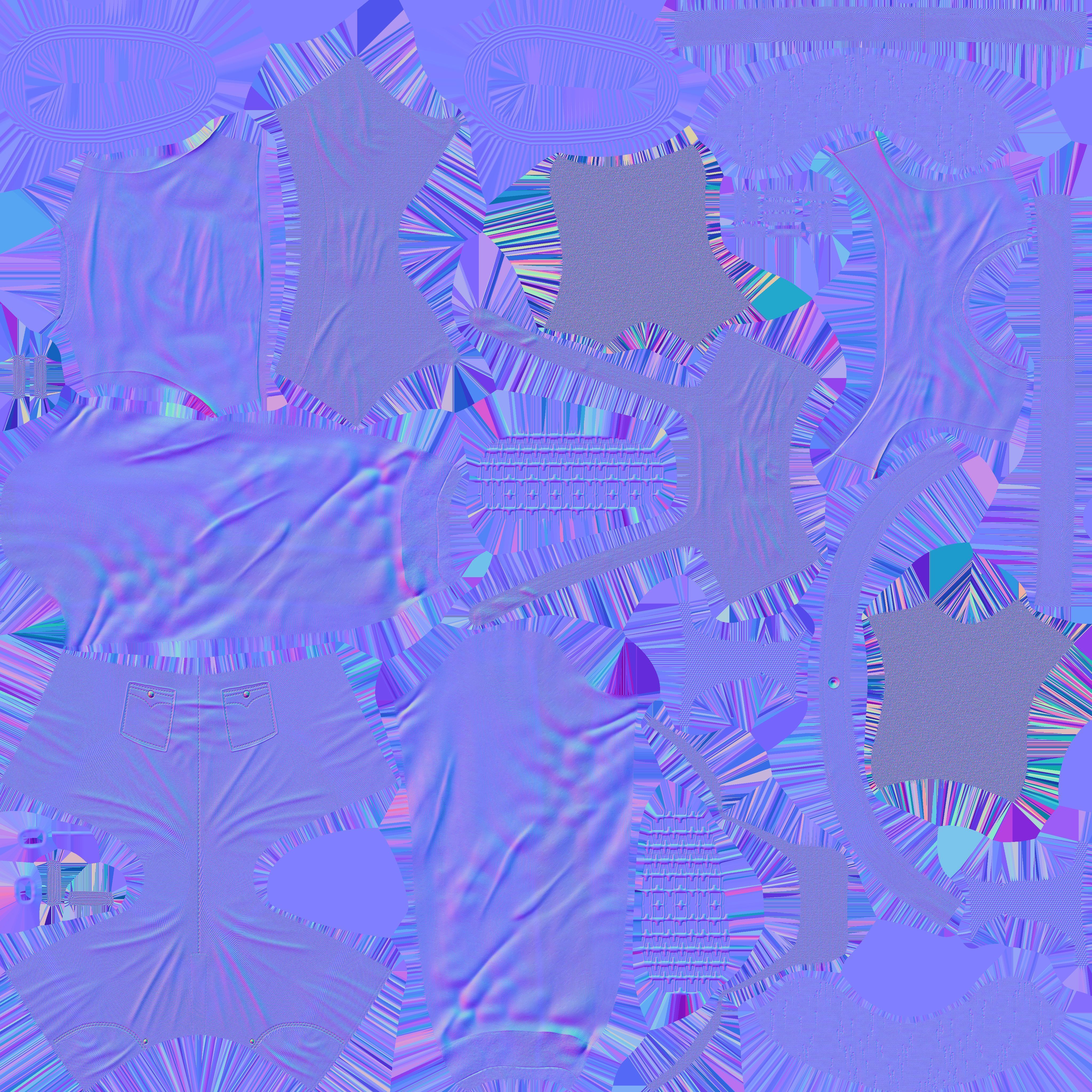 cartoon Stylized character Emma  3D model_33