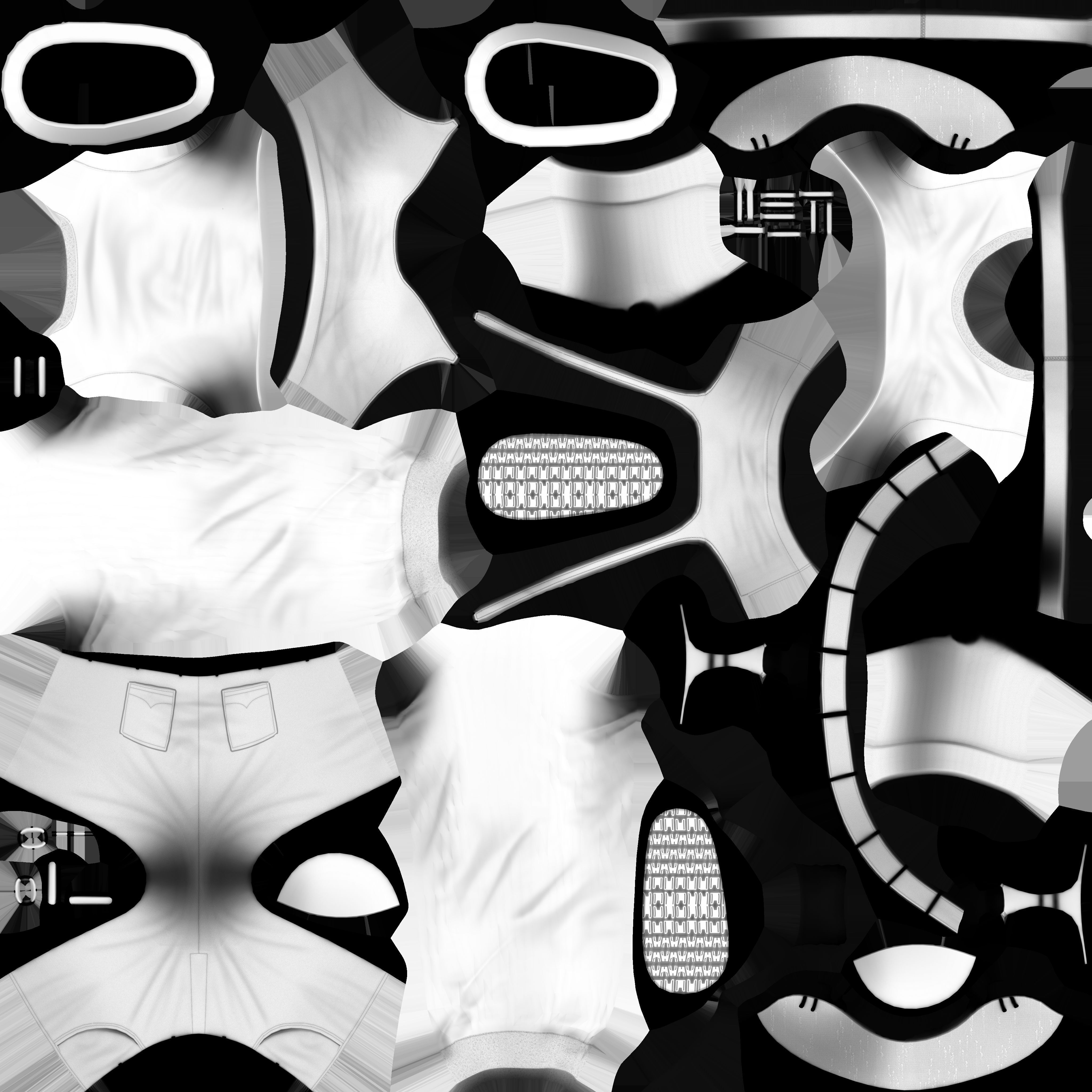 cartoon Stylized character Emma  3D model_36