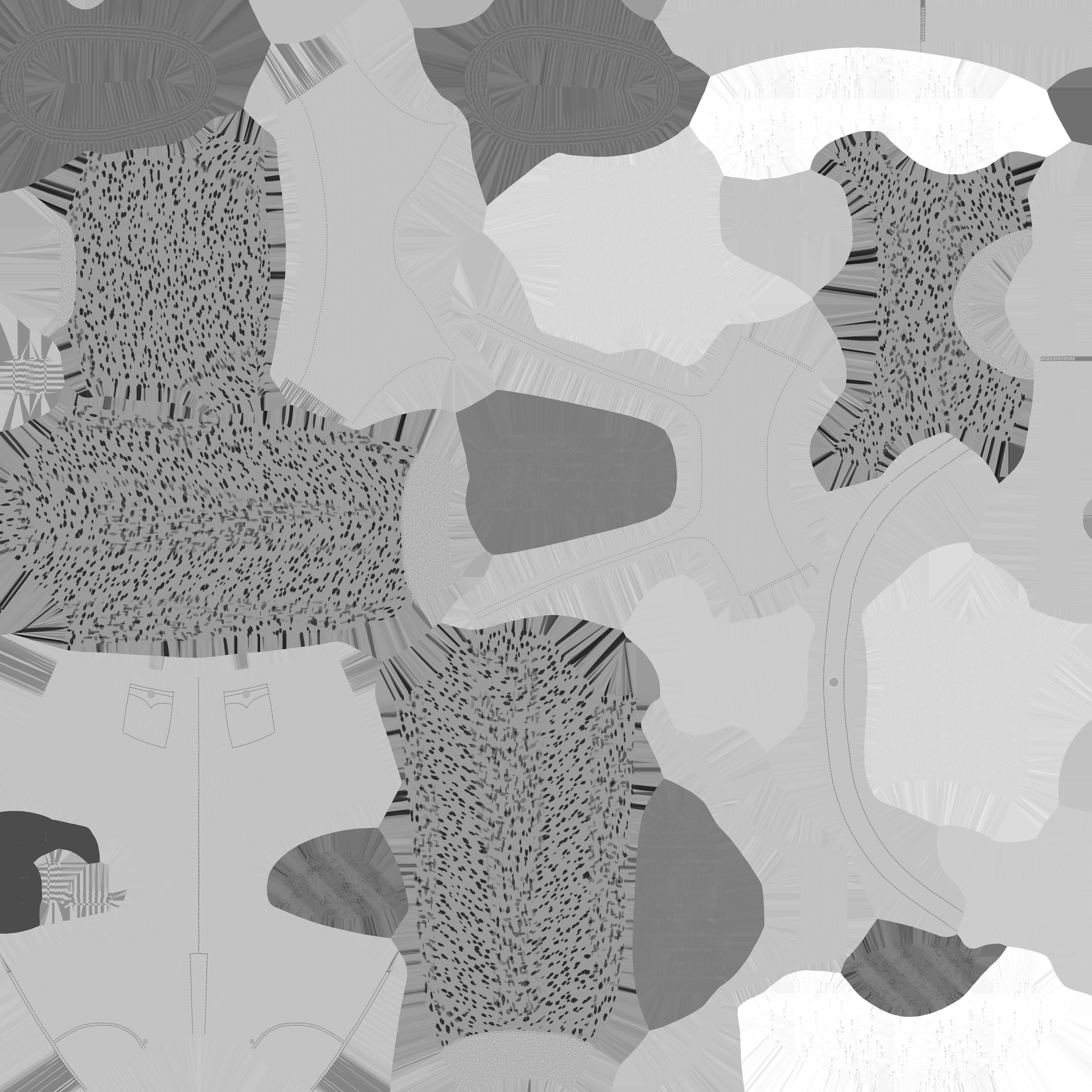 cartoon Stylized character Emma  3D model_37