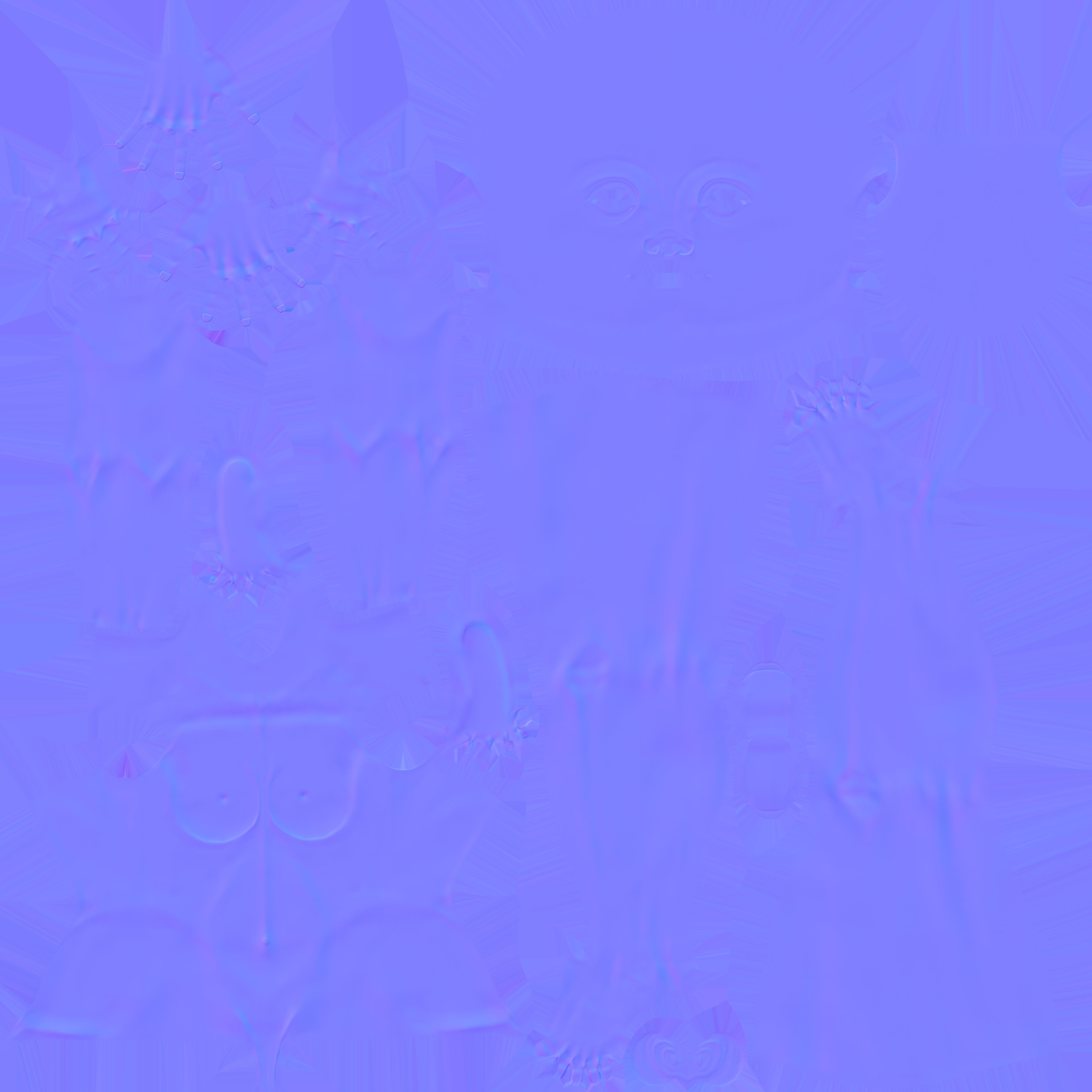 cartoon Stylized character Emma  3D model_29