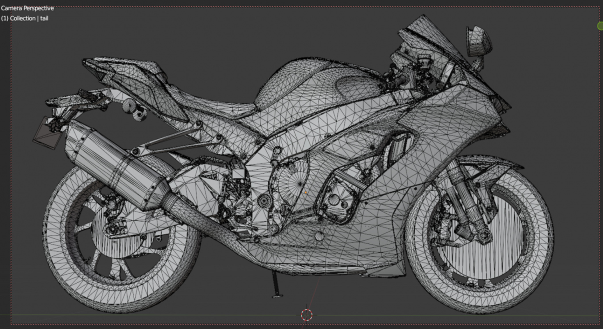 3Dピクチャー（3次元絵） 2024 Kawasaki Ninja ZX-10R 3D model | CGTrader