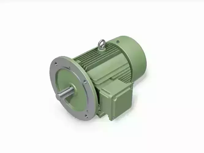 100L B35 Right IEC electric motor - 3D CAD model
