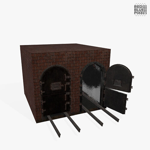 Furnace A Low-poly 3D model