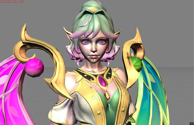 Lunox Natures Harmony Low-poly 3D model