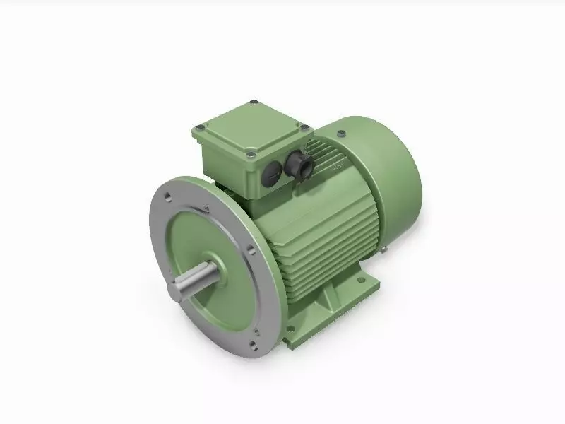 100L B35 Top IEC electric motor - 3D CAD model 3D model