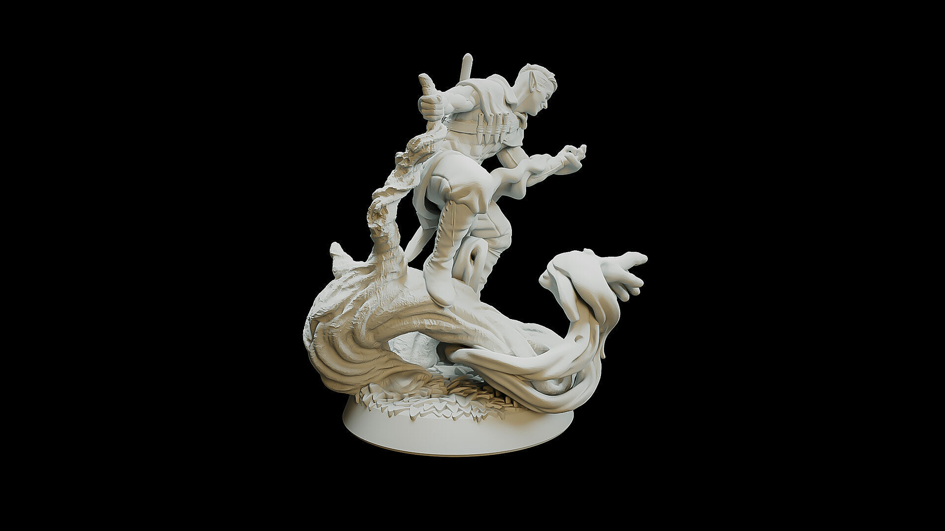 Elf Arcane Trickster 3D print model_1