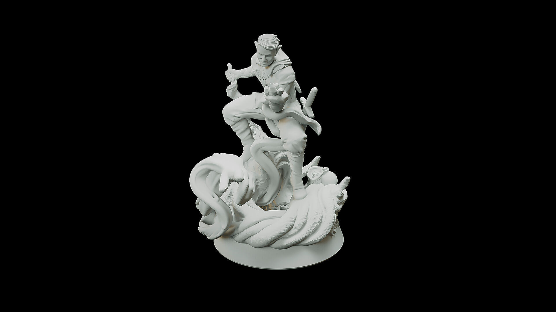 Elf Arcane Trickster 3D print model_2