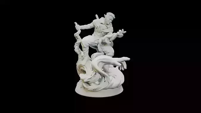 Elf Arcane Trickster 3D print model