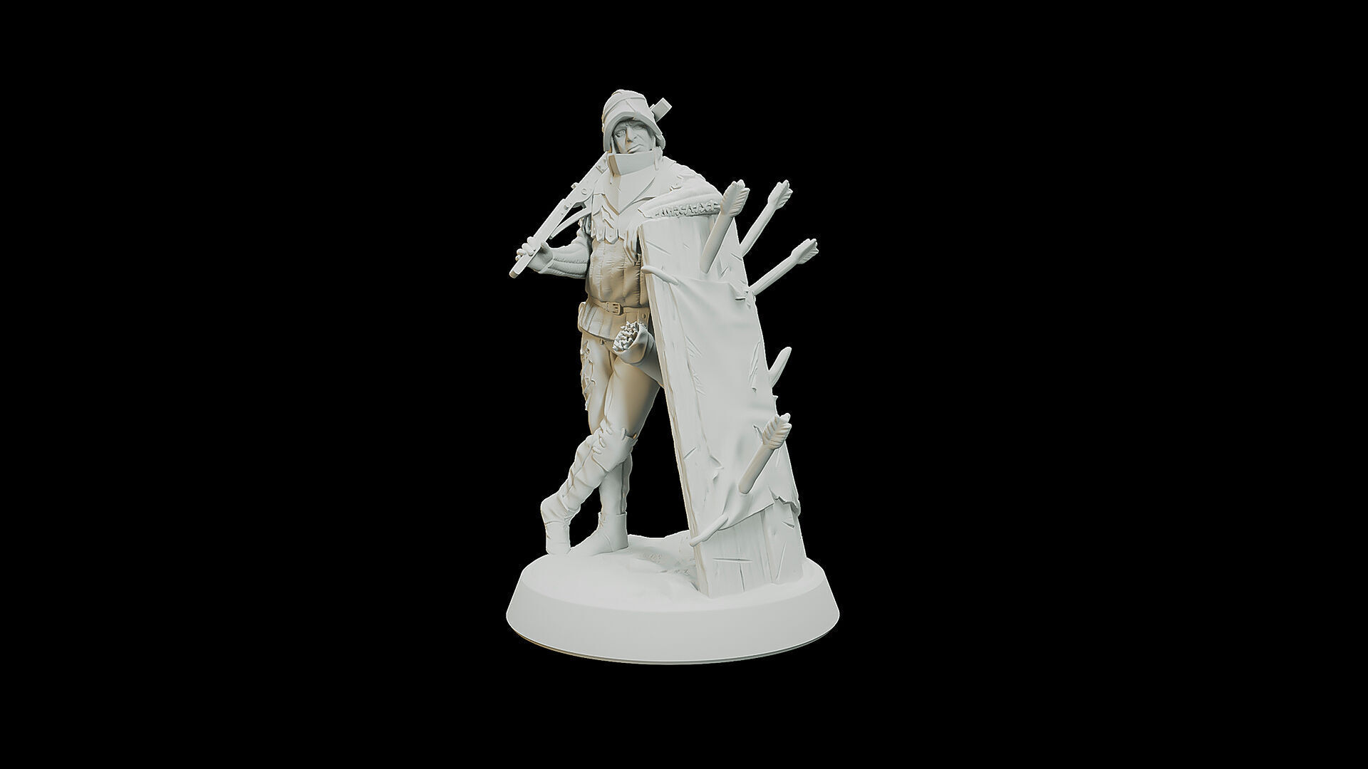 Crossbowman 3D print model_1