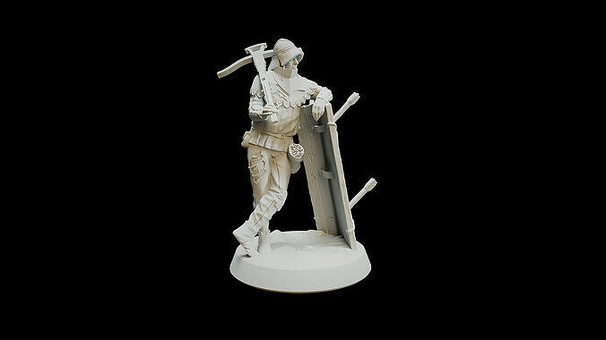 Crossbowman 3D print model