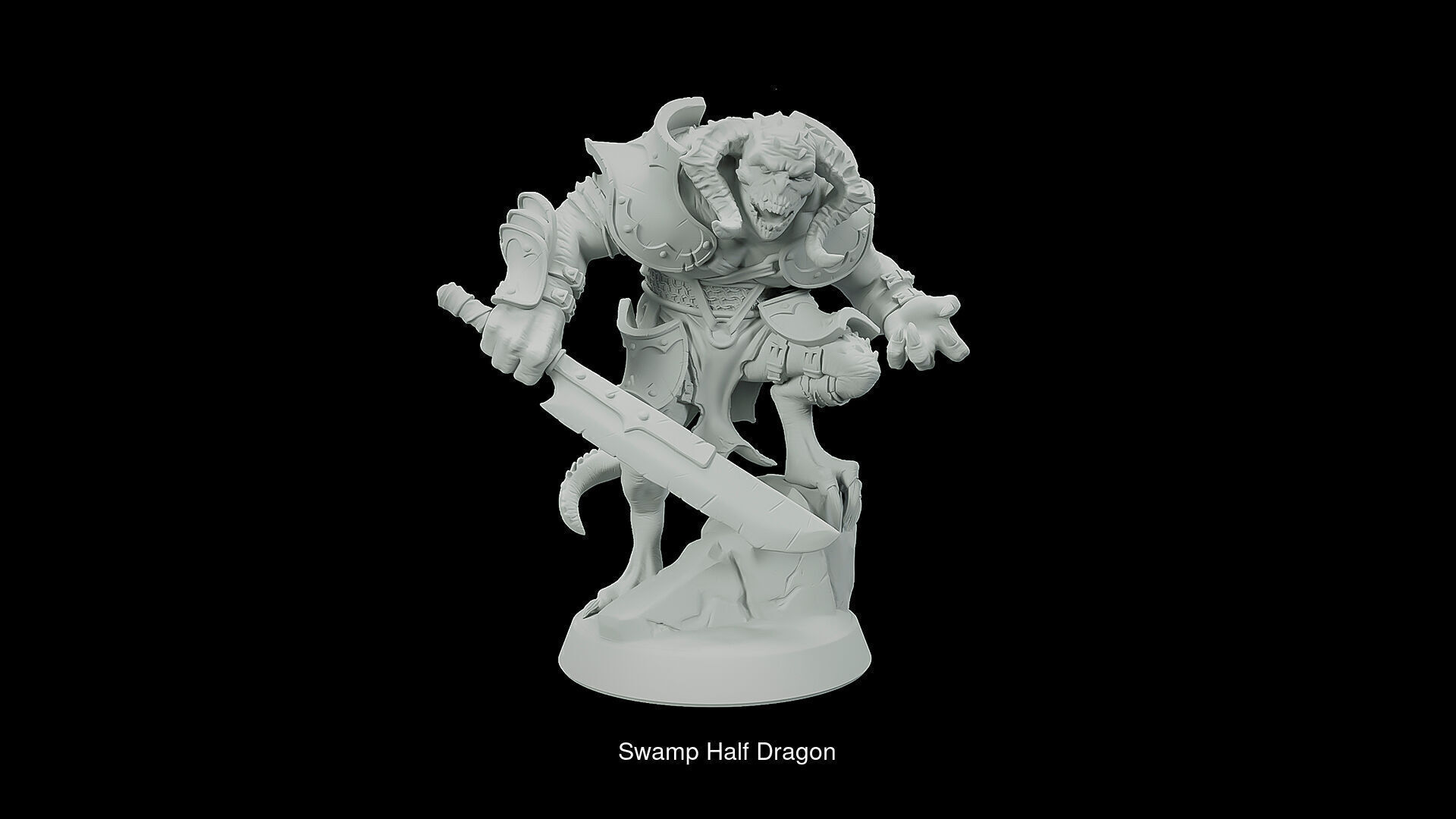 war Troll warrior forest part1 3D Model Collection_2