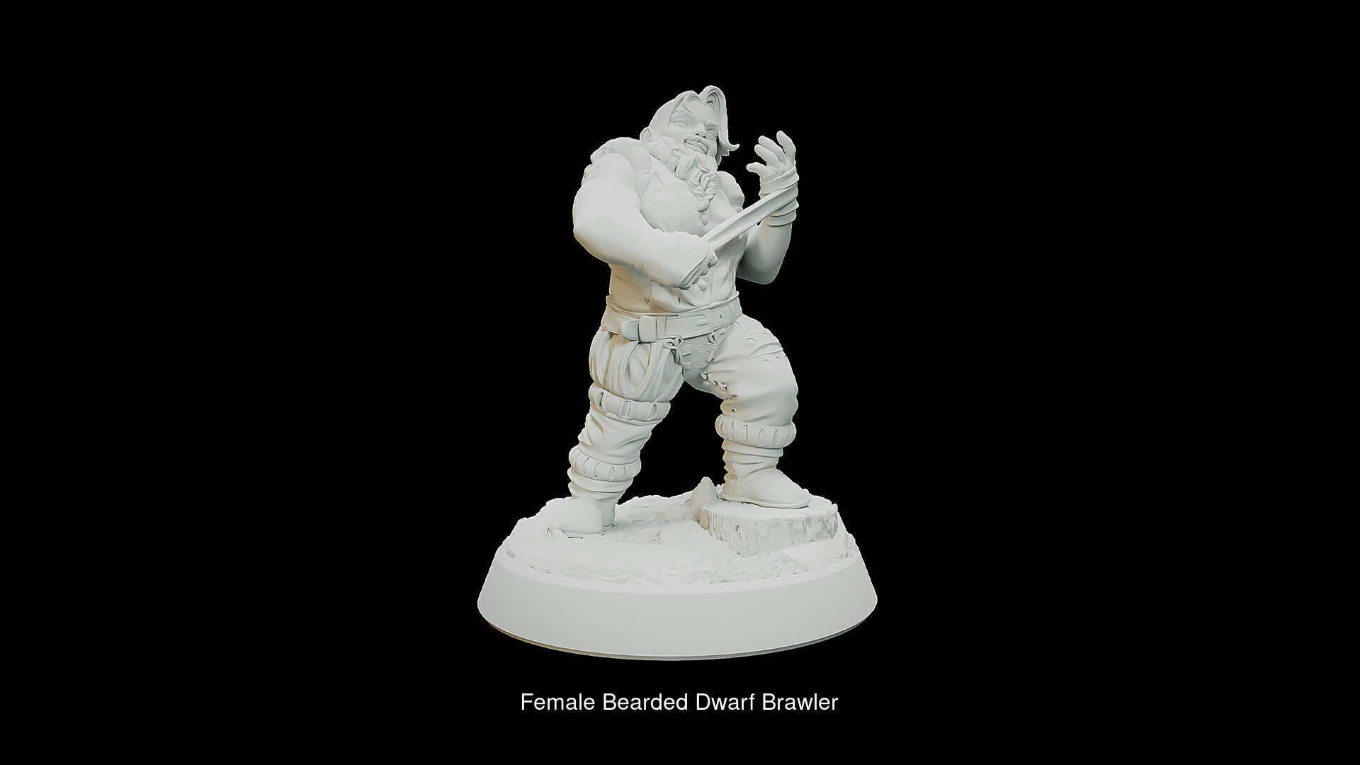 war Troll warrior forest part1 3D Model Collection_6