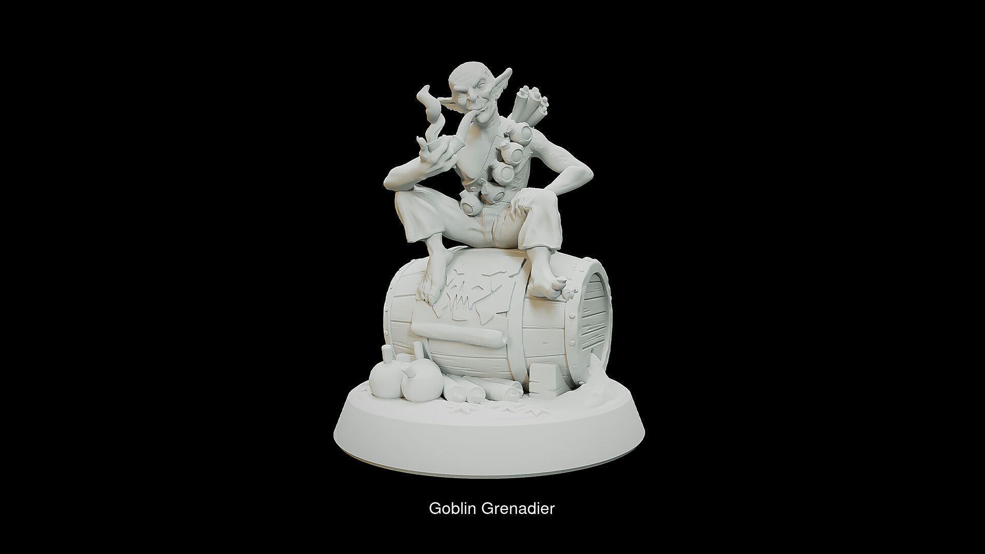 war Troll warrior forest part1 3D Model Collection_5