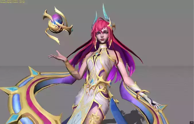 Novaria Dragonsworn Low-poly 3D model